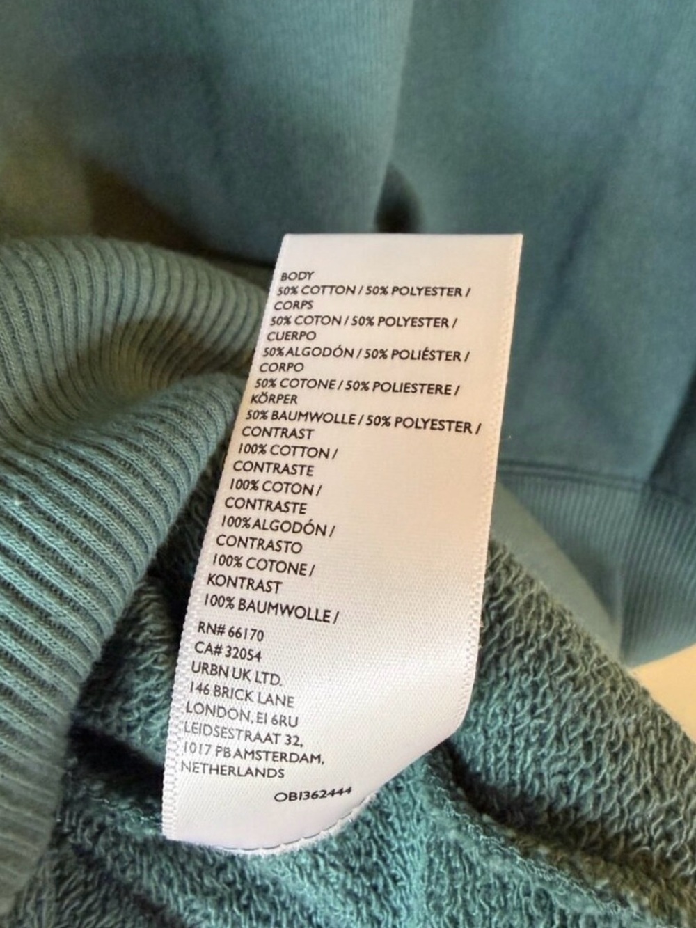 NWT Free People x We The Free Camden Sweatshirt in Teal - Picture 9 of 12